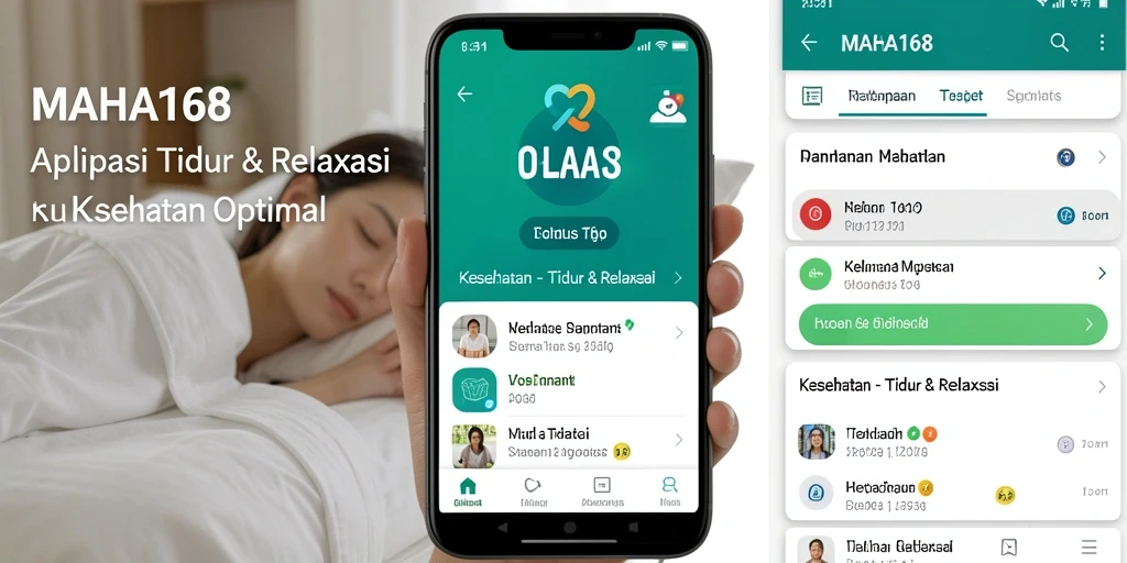 Tampilan antarmuka MAHA168 dengan berbagai pilihan suara relaksasi.