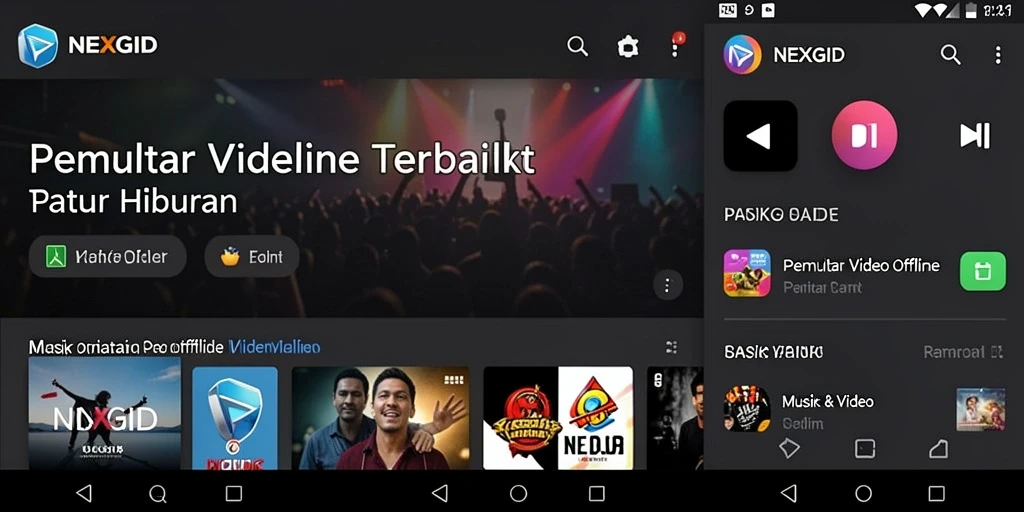 Antarmuka pengguna NEXGID yang ramah dan intuitif.
