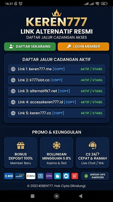 Link Alternatif keren777 Terbaik untuk Pengguna Android